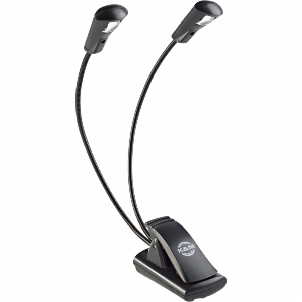 K&M 12243 Music Stand Light Double LED FlexLight