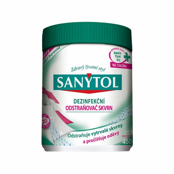 Sanytol dezinfekční odstraňovač skvrn 450g