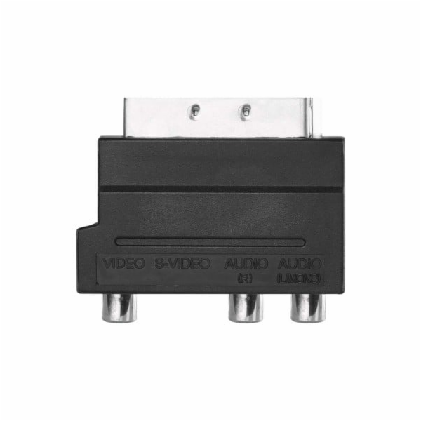 Redukce SCART na 3x CINCH + SVHS adaptér