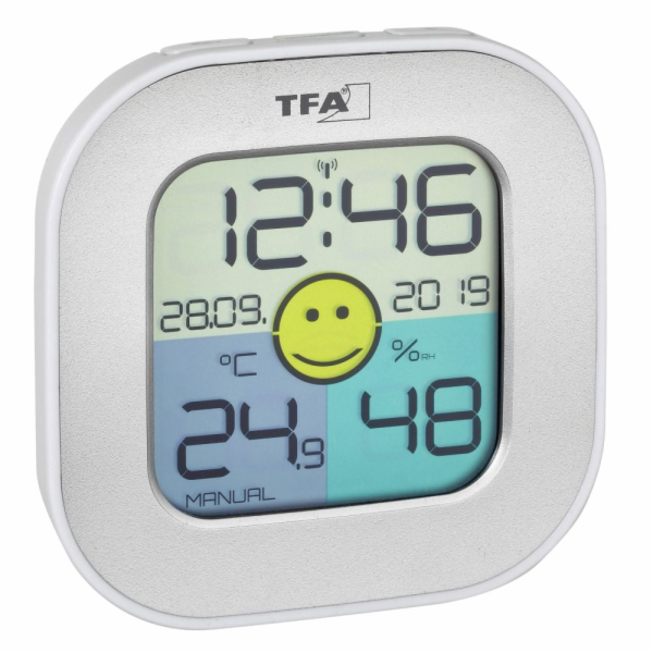 TFA 30.5050.54 - Digitální teploměr s vlhkoměrem  - stříbrný