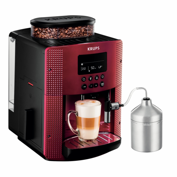 Krups EA816570 Pisa Red + XS6000 Autocappuccino