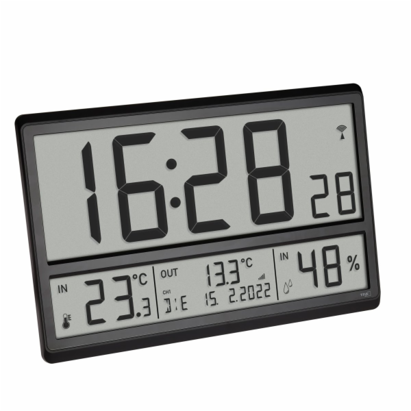 TFA 60.4523.01 - Nástěnné hodiny s vnitřní teplotou/vlhko...