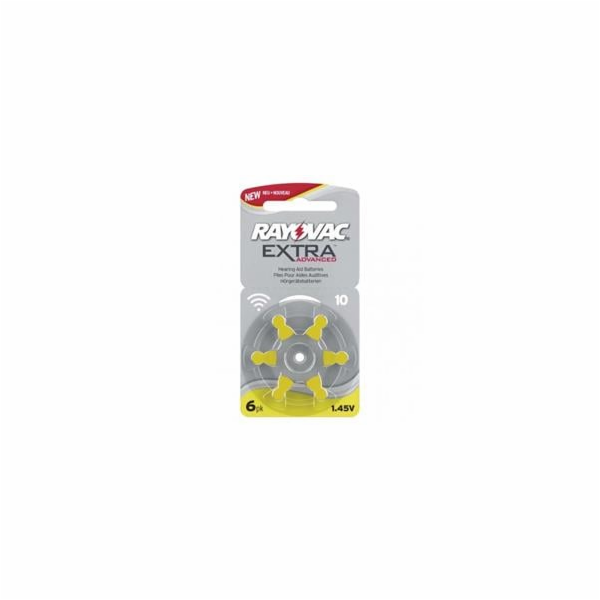 Baterie do naslouchadel RAYOVAC H10MF, blistr 6Ks
