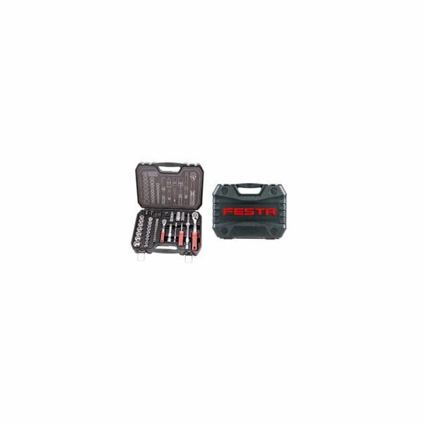 Festa Gola sada, 73 ks, 1/4" + 1/2", plast obal, CrV