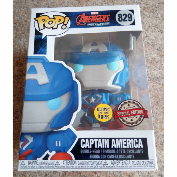 Funko POP Marvel: Marvel Mech- CapAmerica(GW)