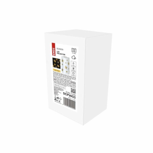 LED dekorativní projektor – hvězdičky, 3x AAA, vnitřní, t...