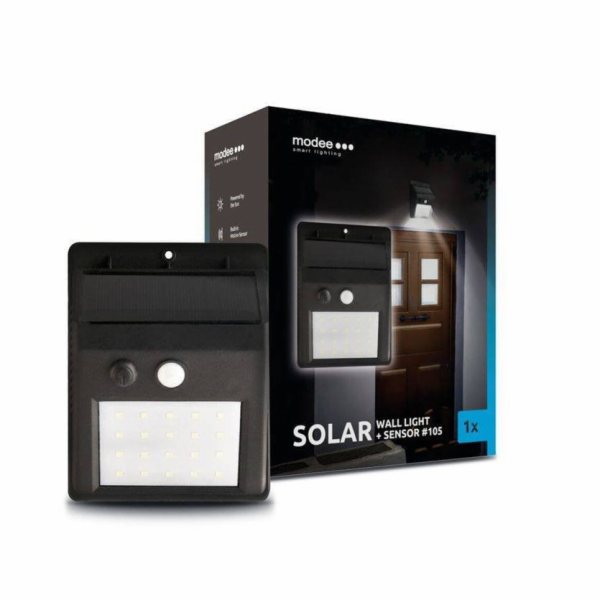Modee LED solární nástěnné svítidlo s PIR ML-WS105