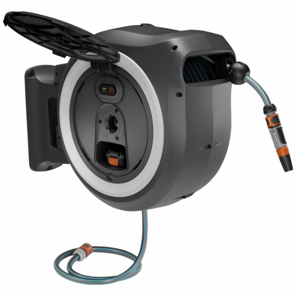 GARDENA bateriový nástěnný hadicový box PowerRoll XXL 18V...