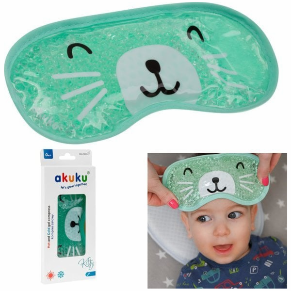 Gelový studený/teplý obklad Akuku Kočička