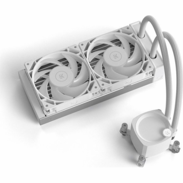 EKWB EK-Nucleus AIO CR240 Lux D-RGB - bílá, vodní chlazení