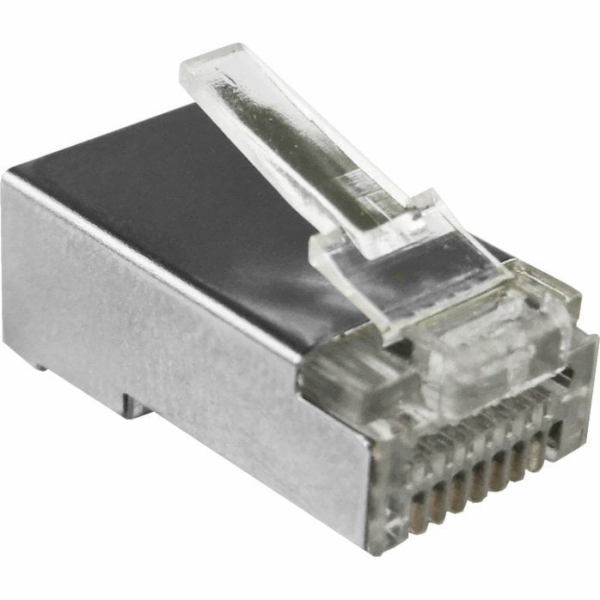 Průchozí RJ45 zástrčka STP kat.6 (100 ks) ALANTEC