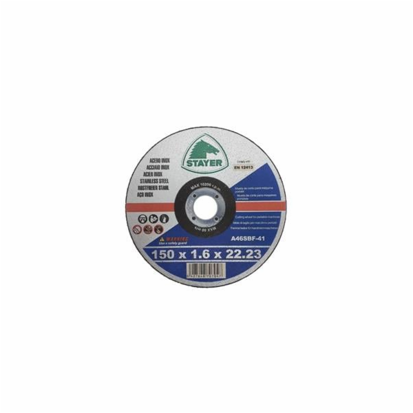 Kotouč řezný na kov STANDARD T41, O 150 x 1,6 x 22,23 mm,...