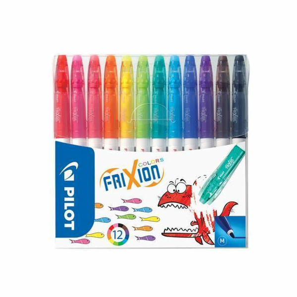 PILOT Fixy "Frixion Colors", sada,12 barev, 0,39-0,7 mm, ...