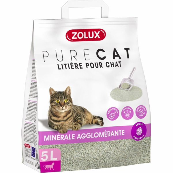 Zolux Podestýlka PURECAT antibacterial scent clump 5l