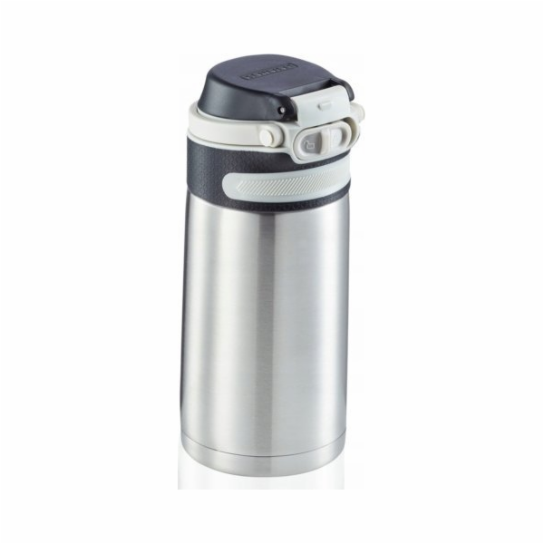 Leifheit 3244 Flip Kubek termiczny 350 ml Srebrny