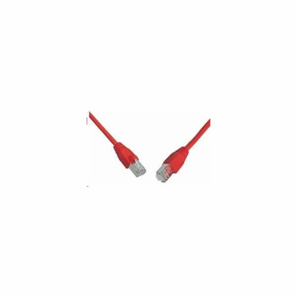 SOLARIX patch kabel CAT6 SFTP PVC 5m červený