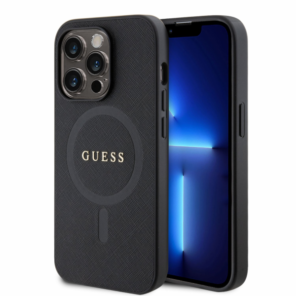 Guess Saffiano MagSafe kryt iPhone 15 Pr