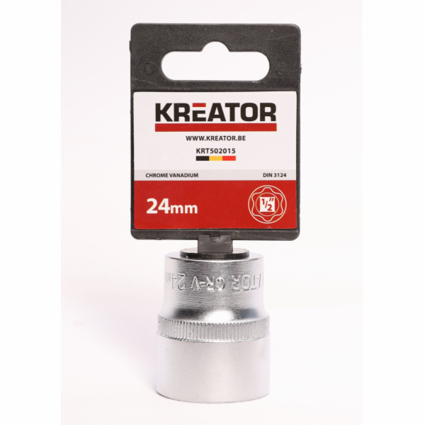Kreator KRT502015 - 1/2" Nástrčná hlavice (ořech) 24mm