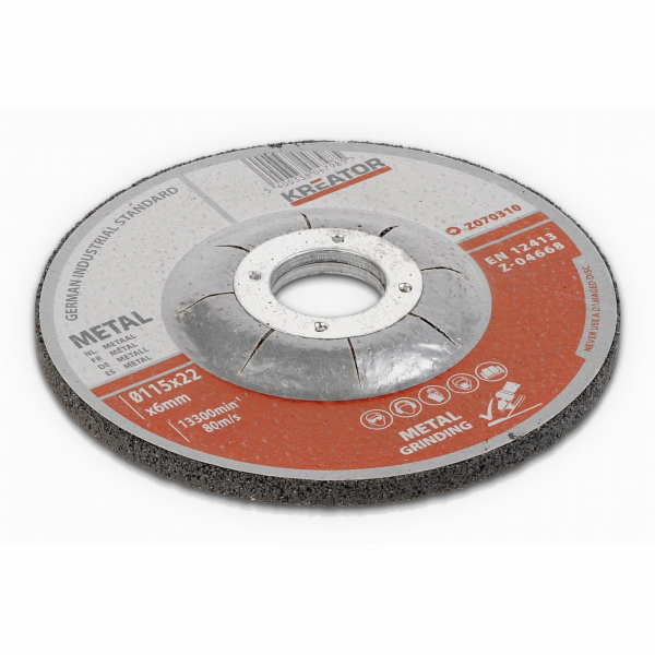 Kreator KRT070310 - Brusný kotouč Ocel 115x6,0mm 2 plus 1...