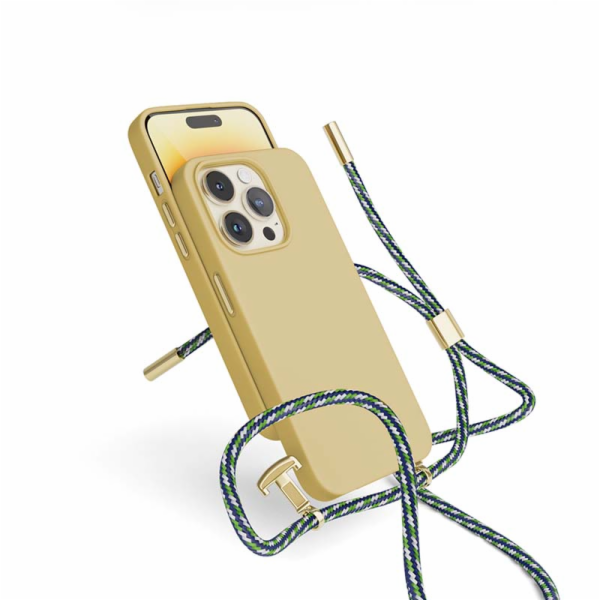 EPICO silikonový kryt se šňůrkou pro iPhone 14 Pro Max (6...