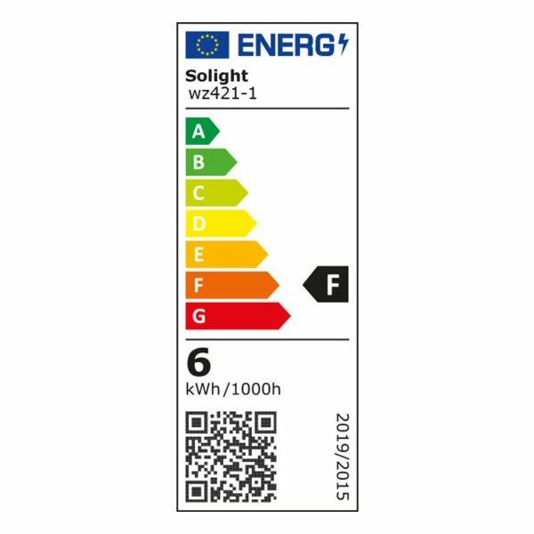 Solight LED žárovka, svíčka, 6W, E14, 6000K, 510lm