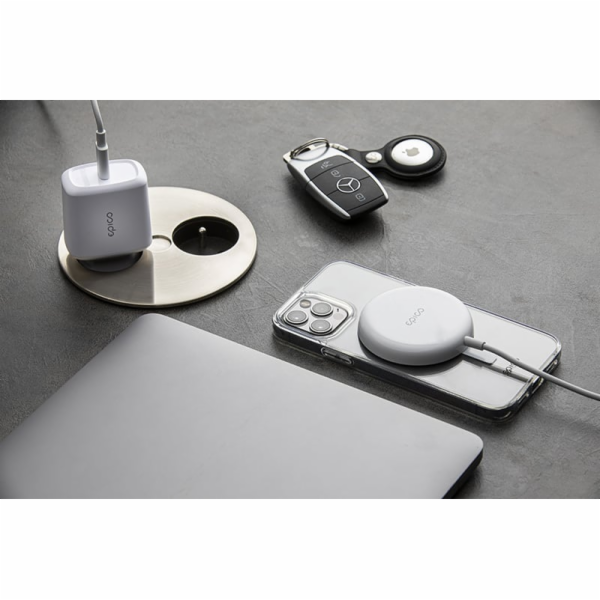 Epico Leather Case for AirTag - černá