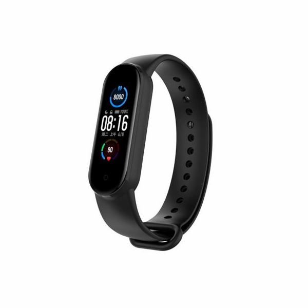 Tactical Silikonový Řemínek pro Xiaomi Mi Band 5 Black - ...