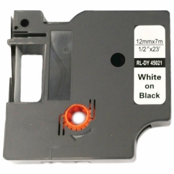 Allprint pro DYMO, 45021, S0720610,12mm x 7m, bílý tisk /...
