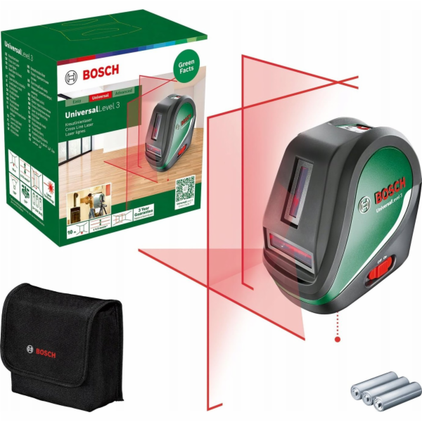 Křížový čárový laser Bosch UniversalLevel 3
