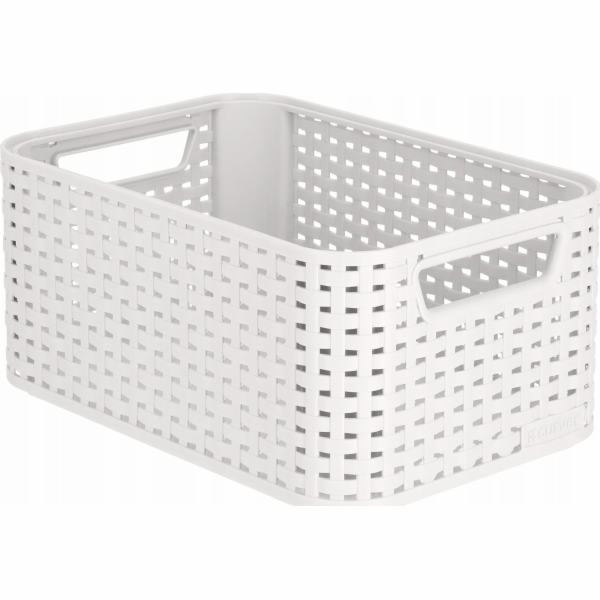 Úložný kufr CURVER STYLE, 6 l, šedý, 28×19×13 cm