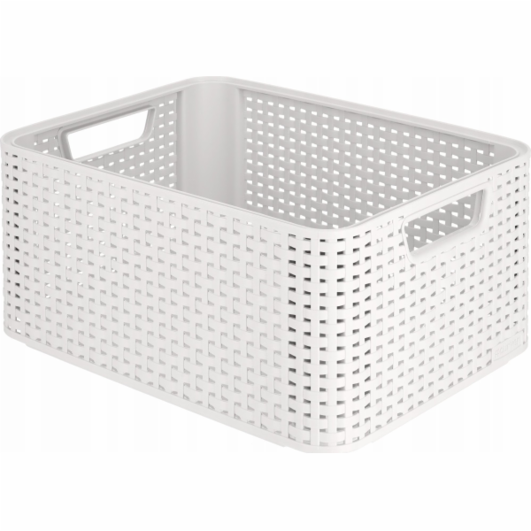 Úložný kufr CURVER STYLE, 18 l, šedý, 38×28×17 cm