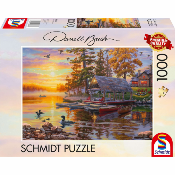 Schmidt Games Darrell Bush: Loděnice s kánoemi, puzzle