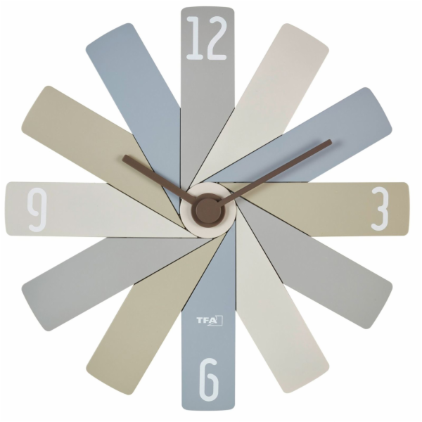 TFA Clock in the box  bunt Wanduhr