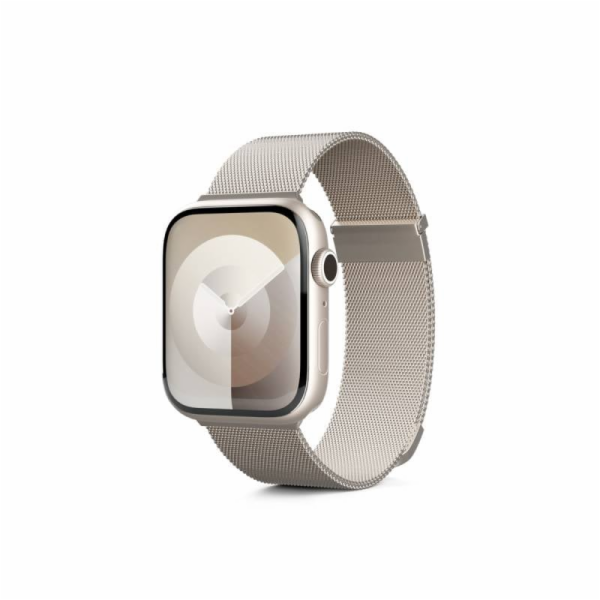 Epico Watch Strap Milanese+ 42/44/45/49 mm - hviezdne biela