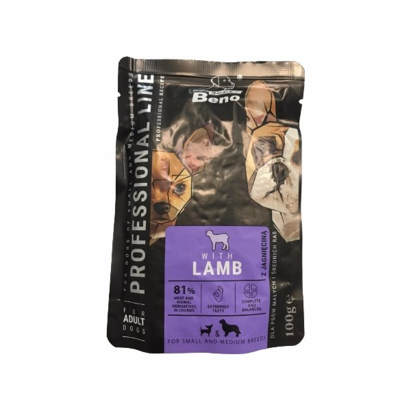 SUPER BENO Adult Small a medium Lamb - vlhké krmivo pro p...