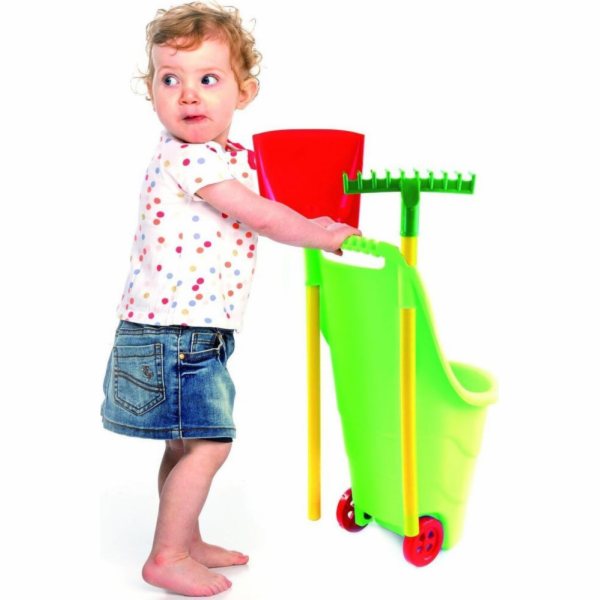 Venkovní ozdoba Paradiso ZAHRADNÍ VOZÍK S NÁŘADÍM, 33x44 cm