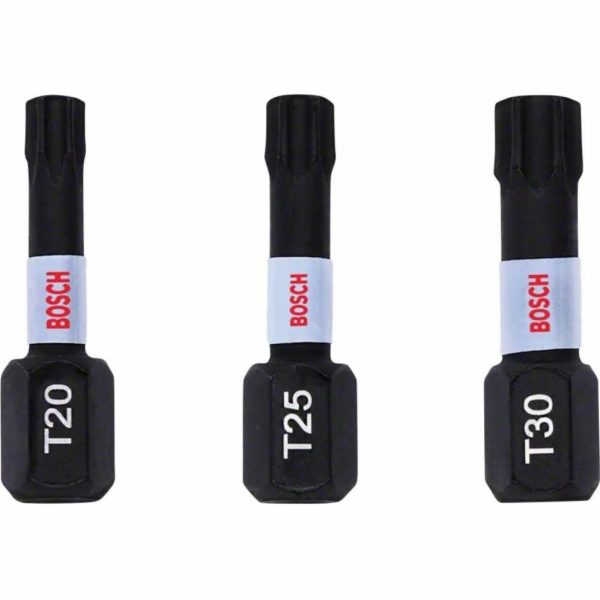 Otočné bity Bosch 25 mm T20/25/30 3 ks 2608522479