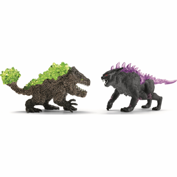 Schleich Eldrador Creatures Shadow Lynx vs. Rock Breaker,...