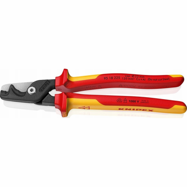 KNIPEX StepCut XL kabelové nůžky 95 18 225 VDE, štípací k...