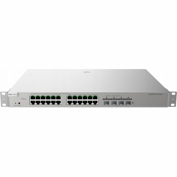 Řízený přepínač Reyee | L3 | 24 x 1 Gbit + 4 x 10 Gbit SF...