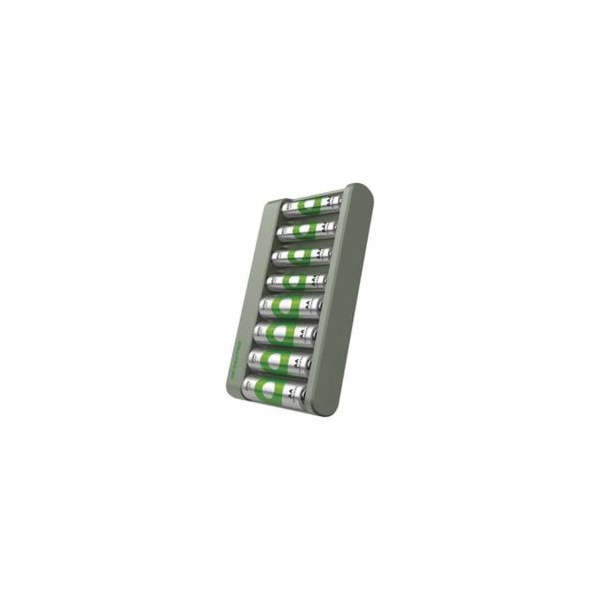 Nabíječka baterií GP Eco E821 + 4× AA 2100 + 4× AAA 850