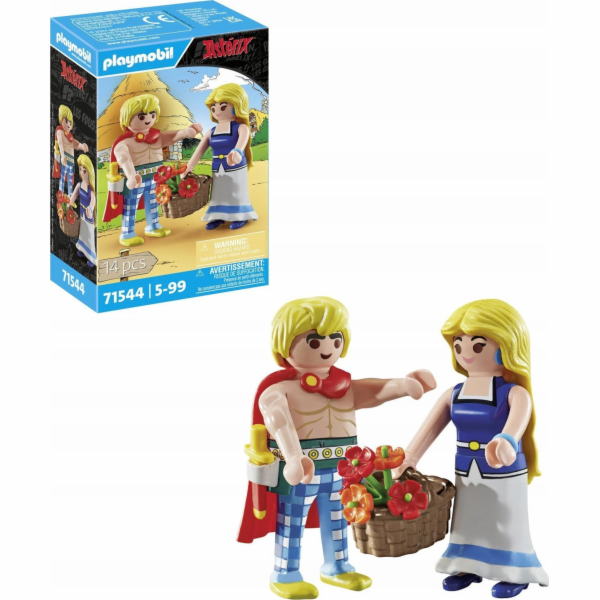 PLAYMOBIL 71544 Asterix Tragicomix a Falbala, stavebnice