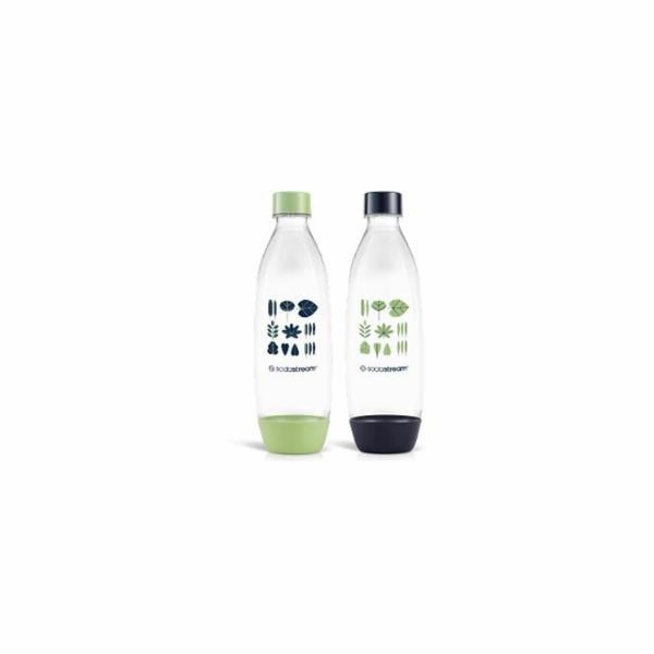 SodaStream Lahev FUSE 2x 1 l, zelená/černá