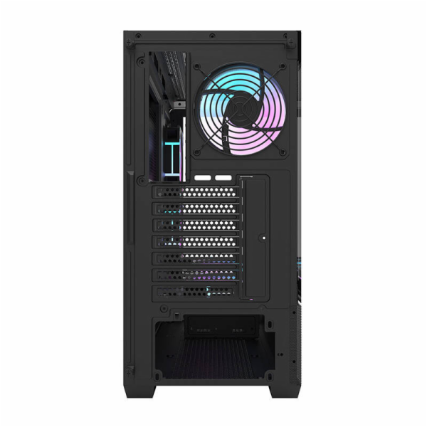 Počítačová skříň Darkflash DS900 AIR (černá) + 7 ventilát...