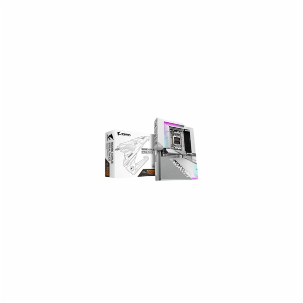 GIGABYTE MB Sc AM5 B650E AORUS STEALTH ICE, AMD B650, 4xD...