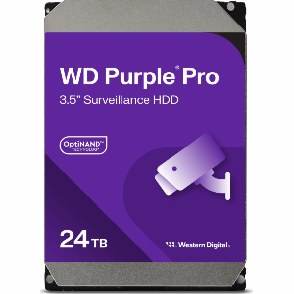 WD Purple Pro WD240PURP - Pevný disk - 24 TB - sledování,...