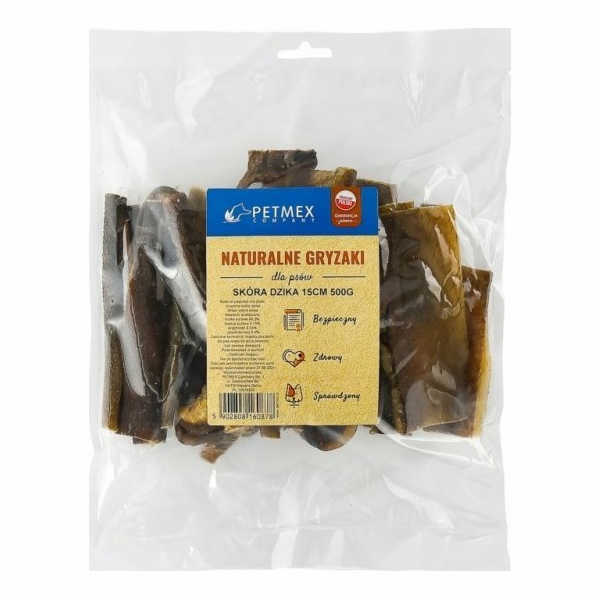 PETMEX Wild boar skin - pamlsek pro psa - 500g