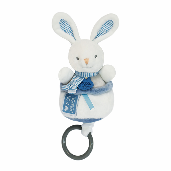 Doudou Plyšová hudební hračka 20 cm králíček