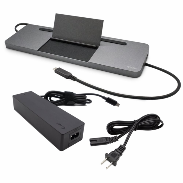 i-tec USB-C Metal Ergonomic 4K 3x Display Docking Station...