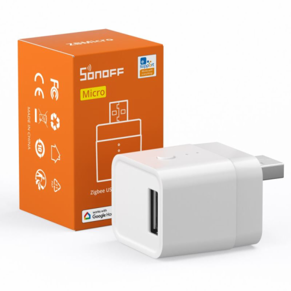 Smart adapter, USB ZigBee switch SONOFF ZBMicro (max 36W)